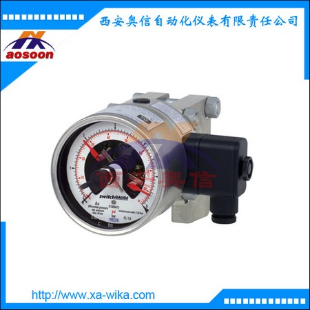 DPGS43HP 不锈钢差压表 带电接点不锈钢差压表 德国wika DPGS43HP.160 DPGS43HP.100带电接点开关的差压表