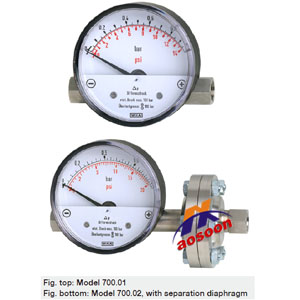  德国wika威卡差压表700.01 
